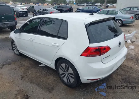 2016 Volkswagen E-Golf Se z USA, uszkodzony, nr VIN WVWKP7AU8GW902496